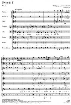 Kyrie in F-Dur KV 33 (Download) 