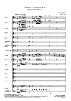Insanae et vanae curae Hob.XXX:1/13c von Joseph Haydn 