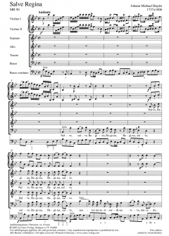 Salve Regina in B-Dur MH 90 (Johann Michael Haydn) 
