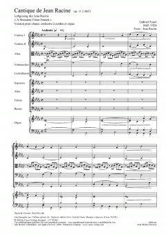 Cantique de Jean Racine op. 11 (Gabriel Fauré) 
