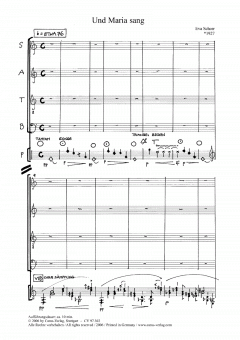 Und Maria sang (Eva Schorr) 