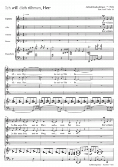 Ich will dich rühmen, Herr (Alfred Hochedlinger) 
