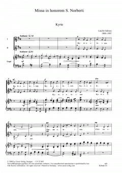 Missa in honorem S. Norberti (Laszlo Halmos) 