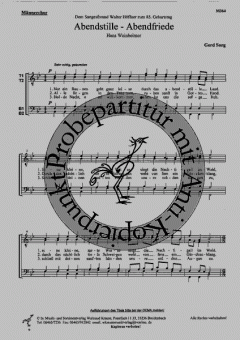 Abendstille - Abendfriede (Gerd Sorg) 