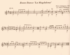 La Magdalena von Pierre Attaingnant 