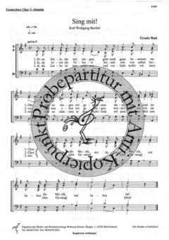 Singt mit! von Ursula Butt 