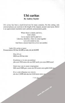 Ubi Caritas (Audrey Snyder) 
