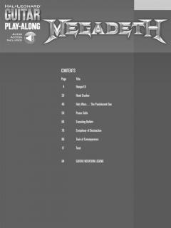 Guitar Play-Along Vol. 129: Megadeth von Megadeth 