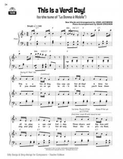 Silly Songs & Sing-Alongs For Composers (John Jacobson) 