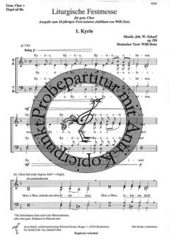 Liturgische Festmesse (Johann Walter Scharf) 