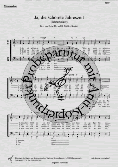 Ja, die schönste Jahreszeit 