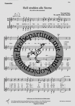 Hell strahlen alle Sterne 