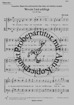 Wo ein Lied erklingt (Bela Anda) 