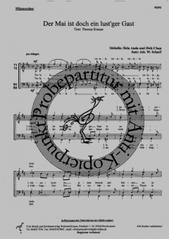 Der Mai ist doch ein lust'ger Gast (Bela Anda) 