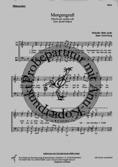 Morgengruß von Bela Anda 