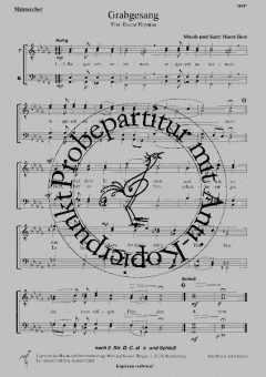 Grabgesang von Horst Best 