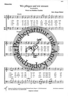 Wir pflügen und wir streuen 