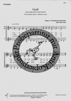 Gruss (Felix Mendelssohn Bartholdy) 