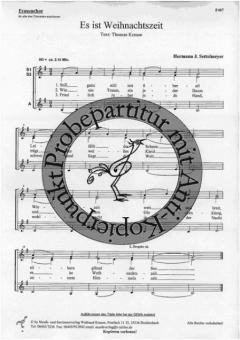 Es ist Weihnachtszeit (Hermann J. Settelmeyer) 