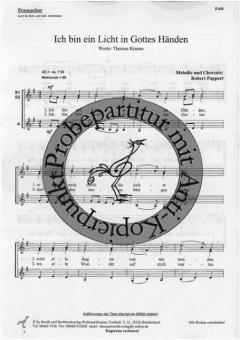 Ich bin ein Licht in Gottes Händen (Robert Pappert) 
