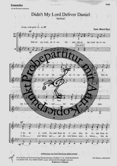 Didn't My Lord Deliver Daniel 