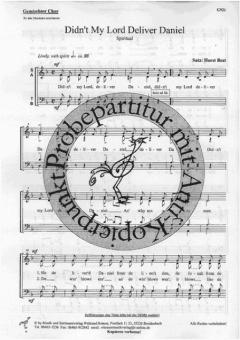 Didn't My Lord Deliver Daniel 