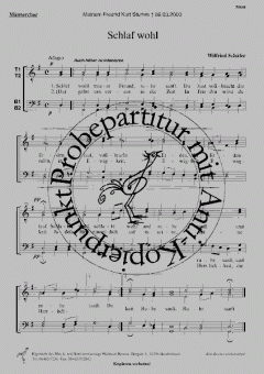 Schlaf wohl (Wilfried Schäfer) 