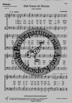 Hab Sonne im Herzen (Ursula Butt) 