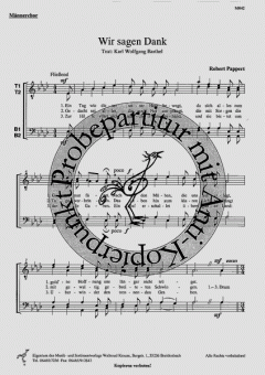 Wir sagen Dank! (Robert Pappert) 