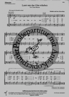 Lasst uns das Glas erheben (Horst Best) 