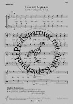 Lasst uns beginnen (Walter Degreif) 
