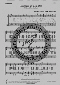 Ganz leis' an mein Ohr (Max Kolb) 