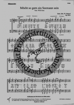 Möcht so gern ein Seemann sein 