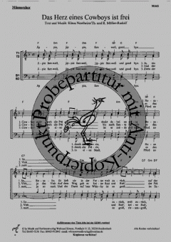 Das Herz eines Cowboys ist frei (R.+ Th. Möller-Rudolf) 