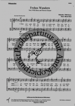 Frohes Wandern (Willi Stotz) 