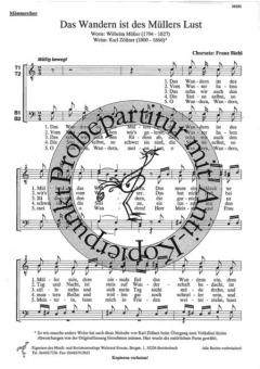 Das Wandern ist des Müllers Lust (Carl Friedrich Zöllner) 
