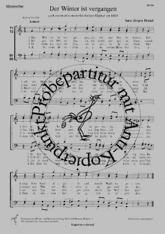 Der Winter ist vergangen 