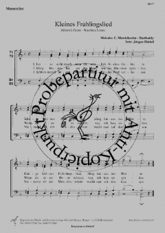 Kleines Frühlingslied (Felix Mendelssohn Bartholdy) 