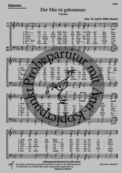 Der Mai ist gekommen (Justus Wilhelm Lyra) 