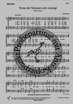 Wenn der Sommer sich verneigt (Gerd Sorg) 