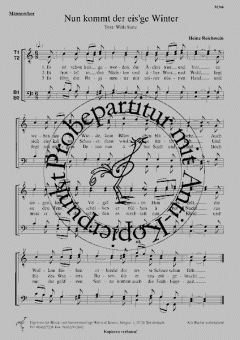 Nun kommt der eis'ge Winter (Heinz Reichwein) 
