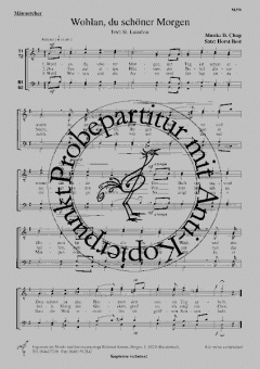 Wohlan, du schöner Morgen (Dick Chap) 