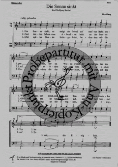 Die Sonne sinkt (Gerd Sorg) 
