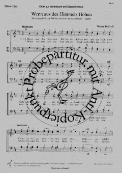 Wenn aus des Himmels Höhen (Walter Degreif) 