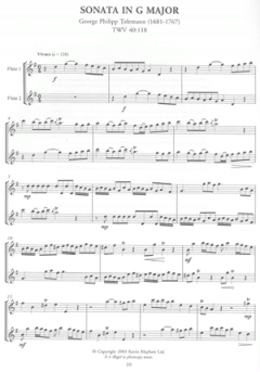 6 Canonic Sonatas von Georg Philipp Telemann 