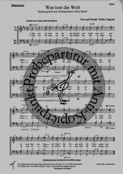 Was tost die Welt (Walter Degreif) 