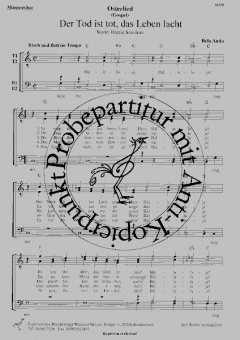 Der Tod ist tot, das Leben lacht! 