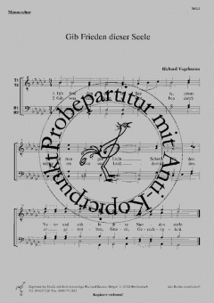 Gib Frieden dieser Seele (Richard Vogelmann) 