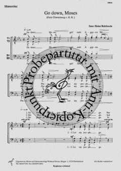 Go down, Moses (deutsch) 
