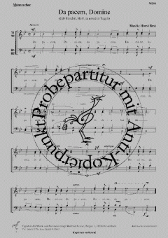 Da pacem, Domine (Horst Best) 